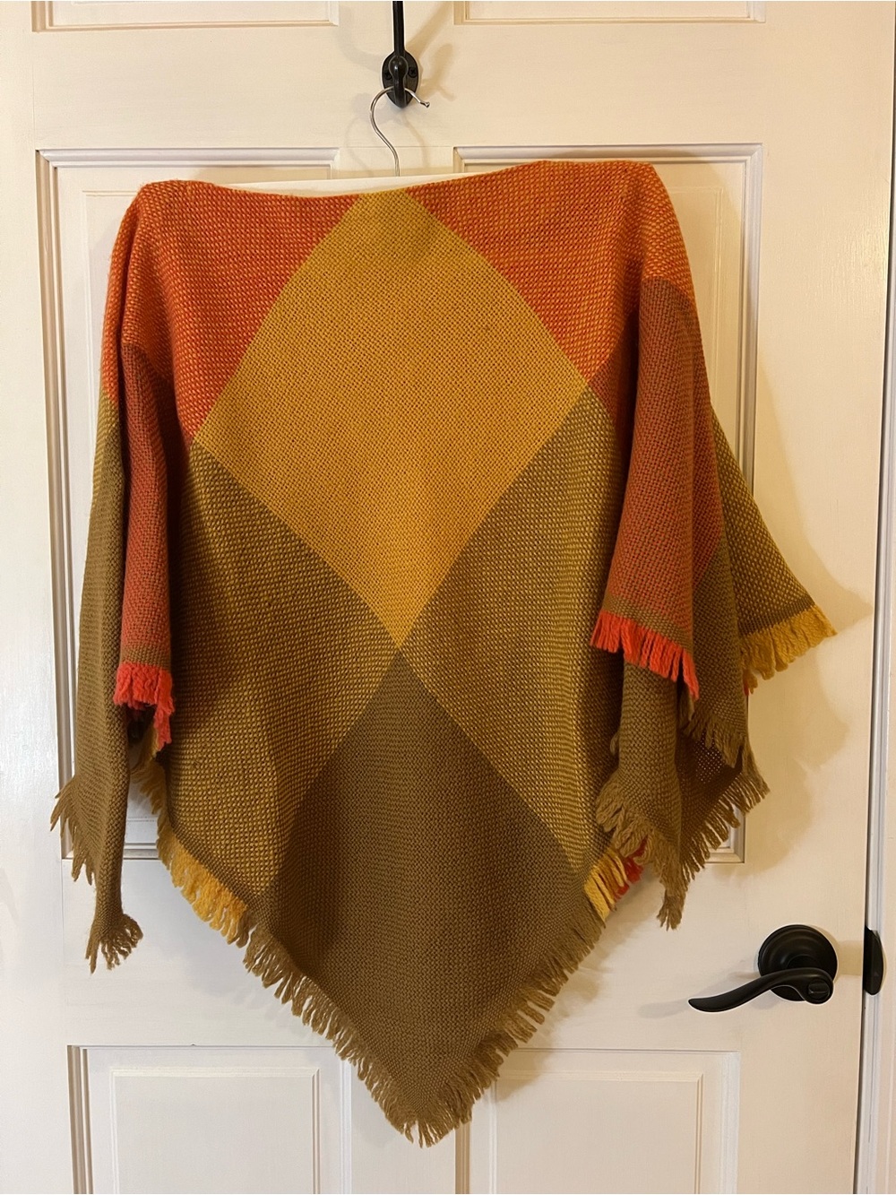 Cozy Autumn Plaid Fringe Throw - Multi-Color